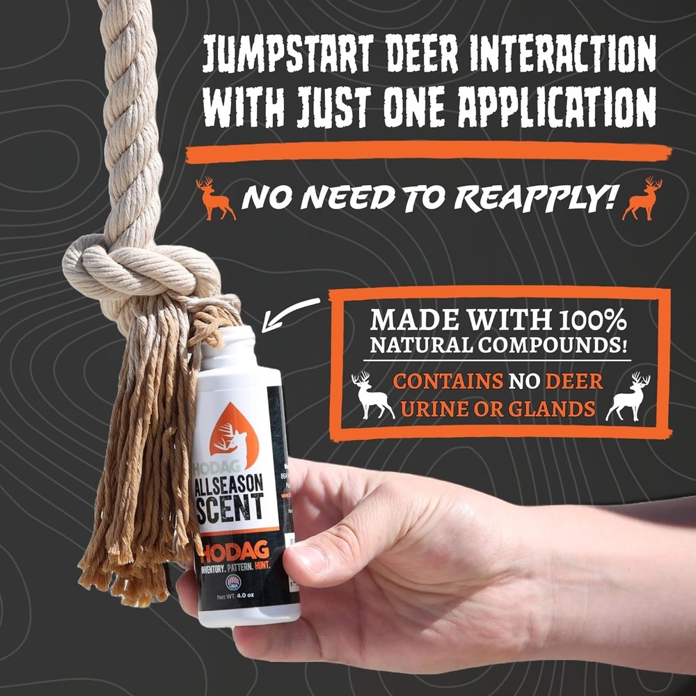 HODAG HempScent Rope Mock Scrape System Single-Setup | Deer Single-Setup, Tan