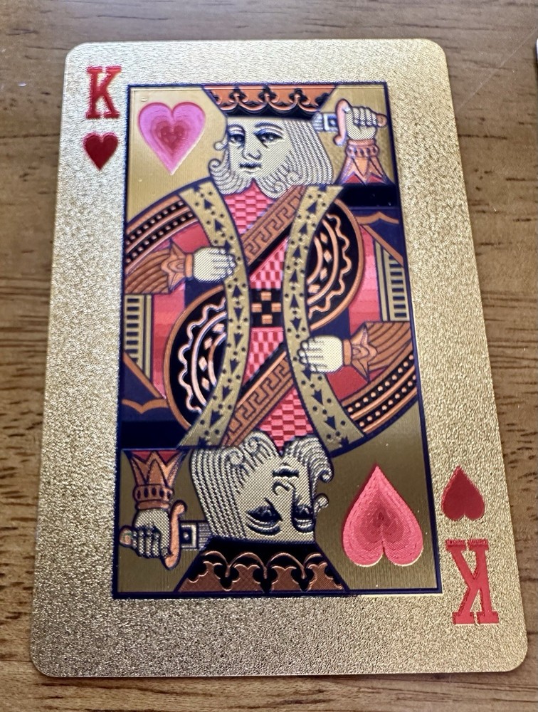 Bitcoin Playing Cards - Gold - New - Deck