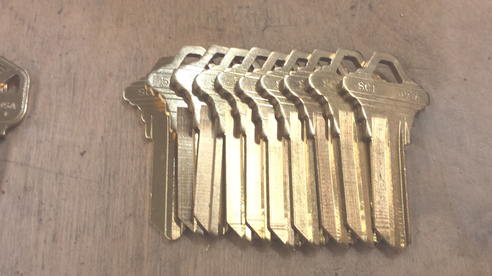 Locksmith-120-Key-Blank-Starter set-Variety Pack-10 each of 12 common blanks-Lot