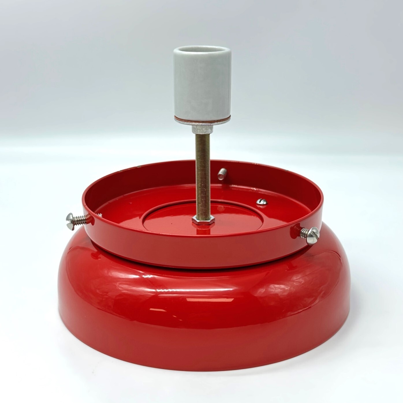 GAS PUMP GLOBE LAMP BASE - 6" BASE W MATCHING COLOR HOLDER - FREE SHIPPING!