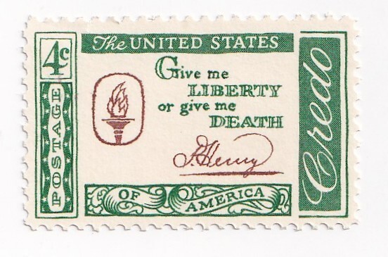 STAMP US SCOTT 1144 "Give Me Liberty" 4 CENT 1961 MNG