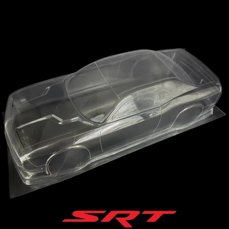 1/10 RC Hellcat Body Shell 190mm Drift SRT Challenger With Spoiler