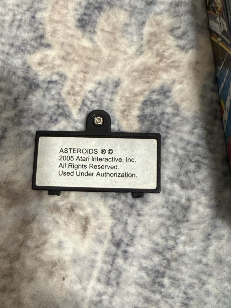 Asteroids Handheld Electronic Mini Arcade Game 2005 Atari MGA 5”