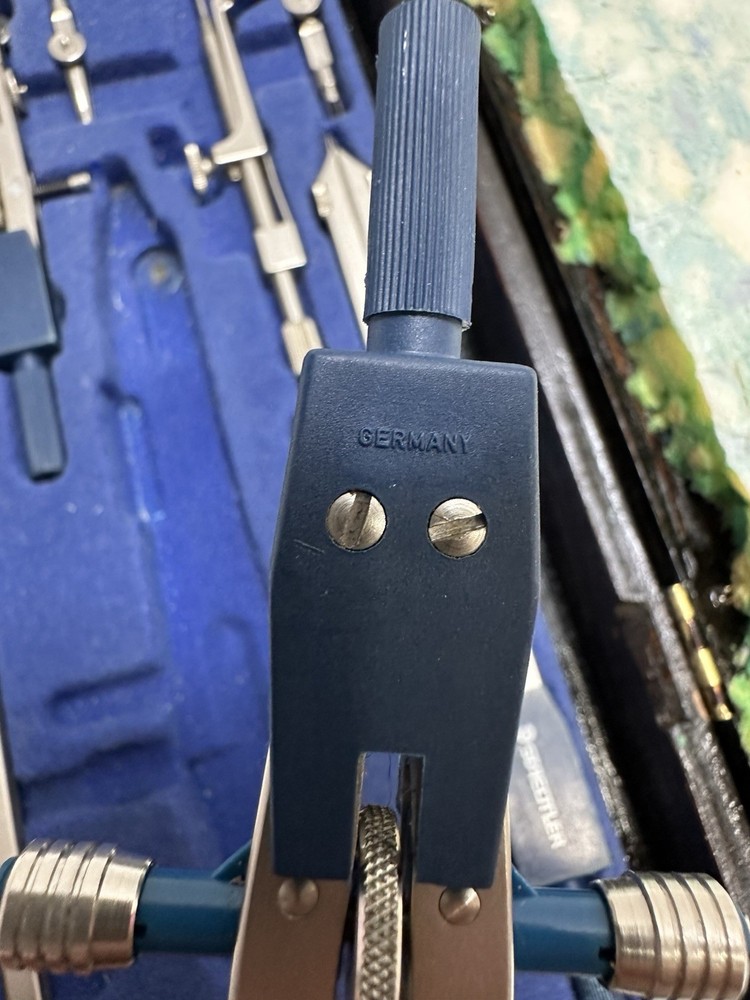 Vtg Staedtler Mars Masterbow Drafting Set Germany