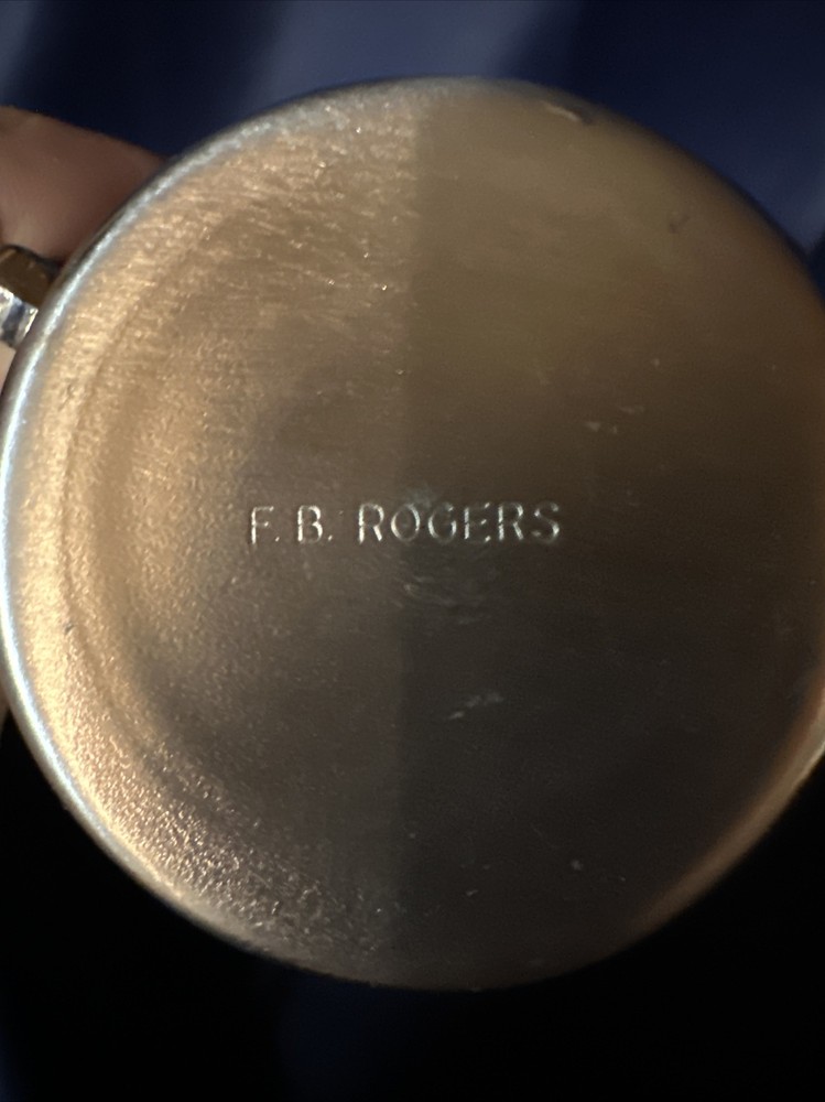 F.B. Rogers Silver Baby Plated Cups, Excellent Condition