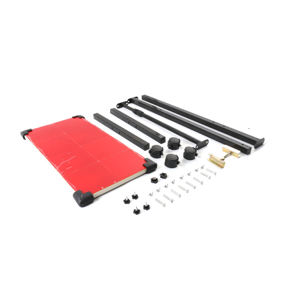 66x33cm Ping Pong Table Return Board,Self-Training,Robust Steel Frame & Wheels