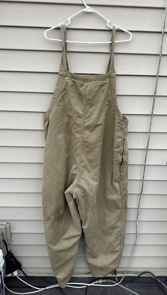 WW2 40s US Army Second Pattern Tanker Bib Overalls