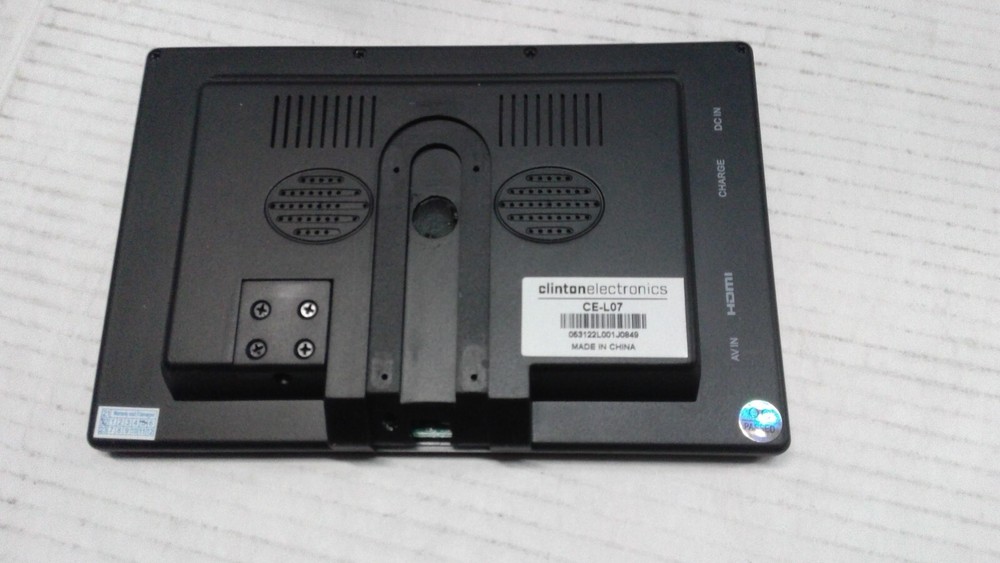 Clinton Electronics CE-L07 LCD 7" HDMl