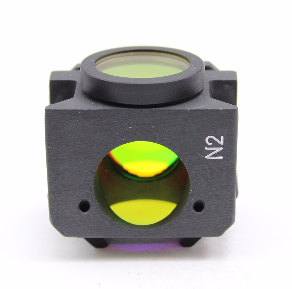 Leitz N2 Cube Filter Block For Ploemopak Fluorescence Microscope Green Ex