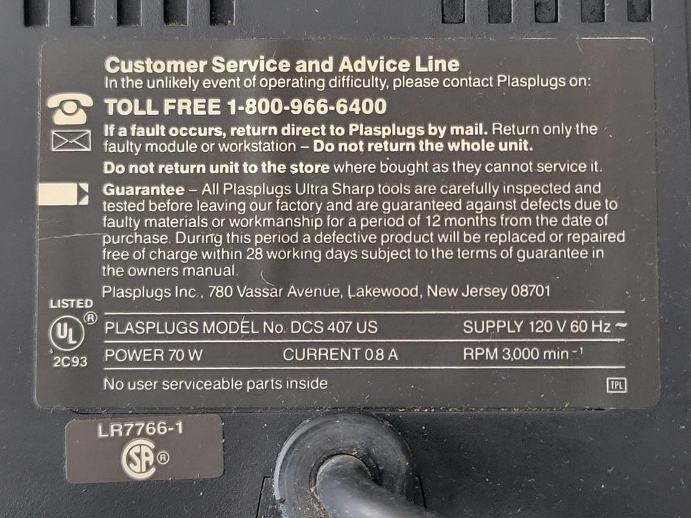 Plasplugs Ultra Sharp Modular 10 Drill Bit Sharpening System - Free Shipping