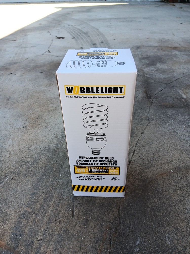 WobbleLight WL62260  85W Replacement Bulb type E39 Mogul Base