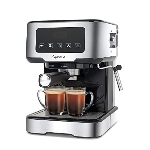 Café TS Touchscreen Espresso Machine, 50 ounces Silver
