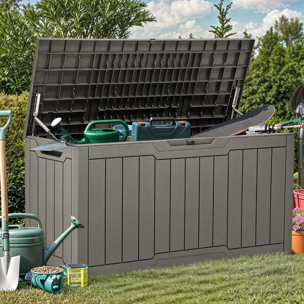 Waterproof Outdoor Storage Container 80 Gal