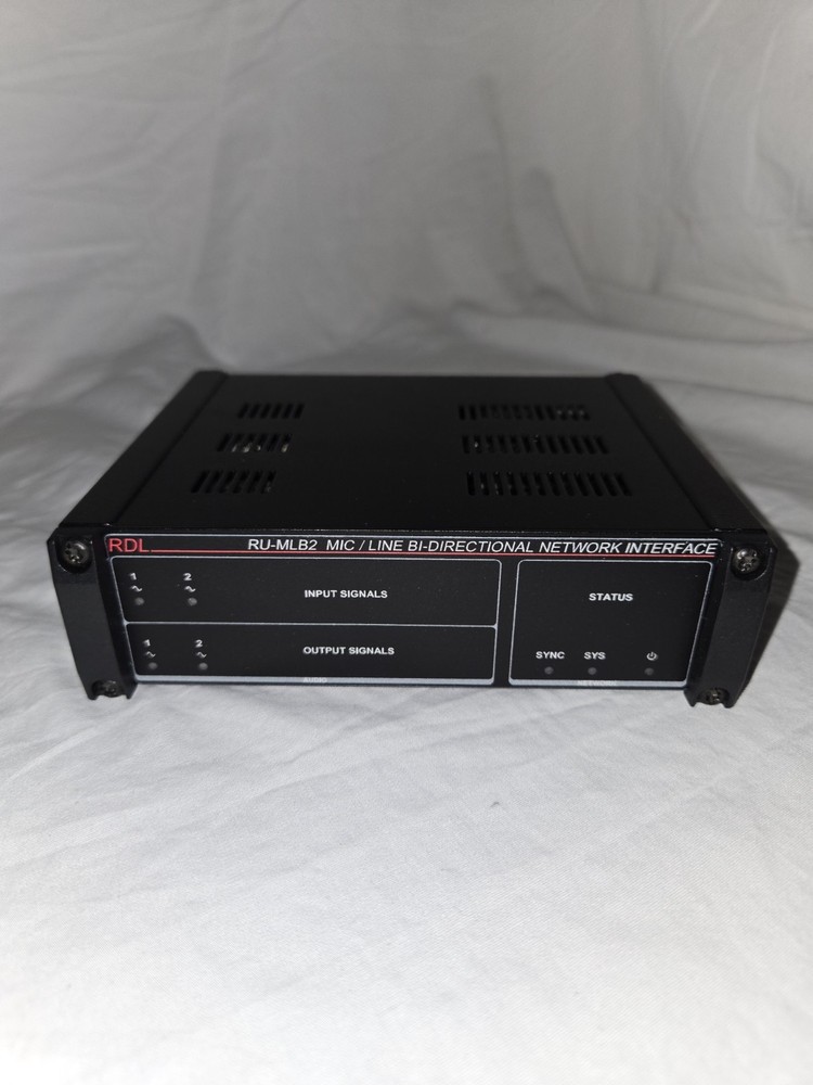 RDL RU-MLB2 2x2 Mic/Line Bi-Directional Network Interface