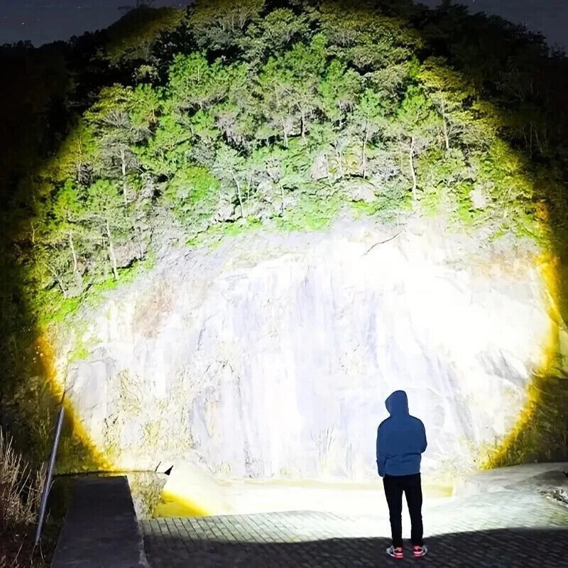 Ultra bright LED tactical flashlight rechargeable LED work light flashlight