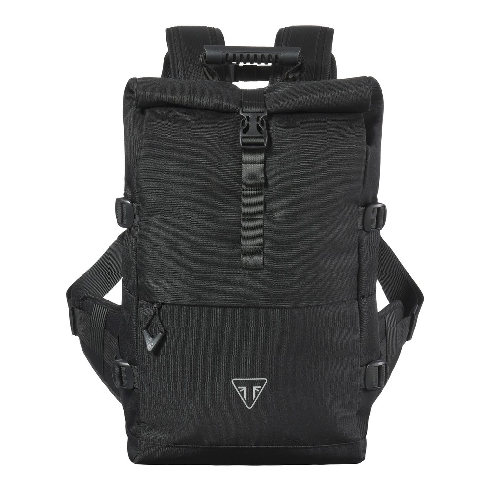 Triumph MLUA24002 - 25L Modern Classic Roll-Top Motorcycle Backpack Bag
