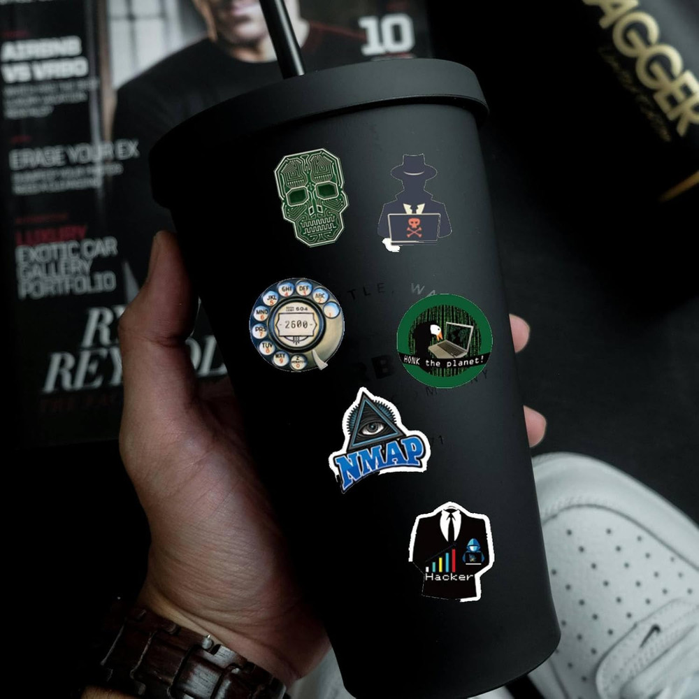 50PCS Hacker Stickers Pack - Cool Programming for Developers