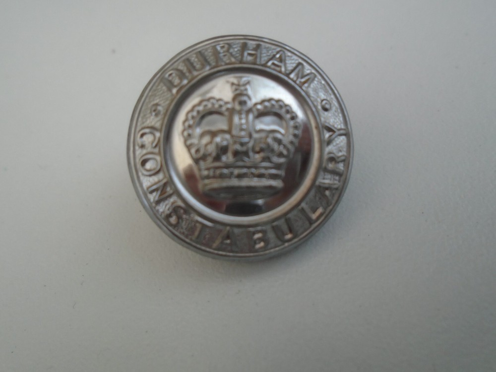 Durham Constabulary Large Tunic Uniform Button  1 X 25mm