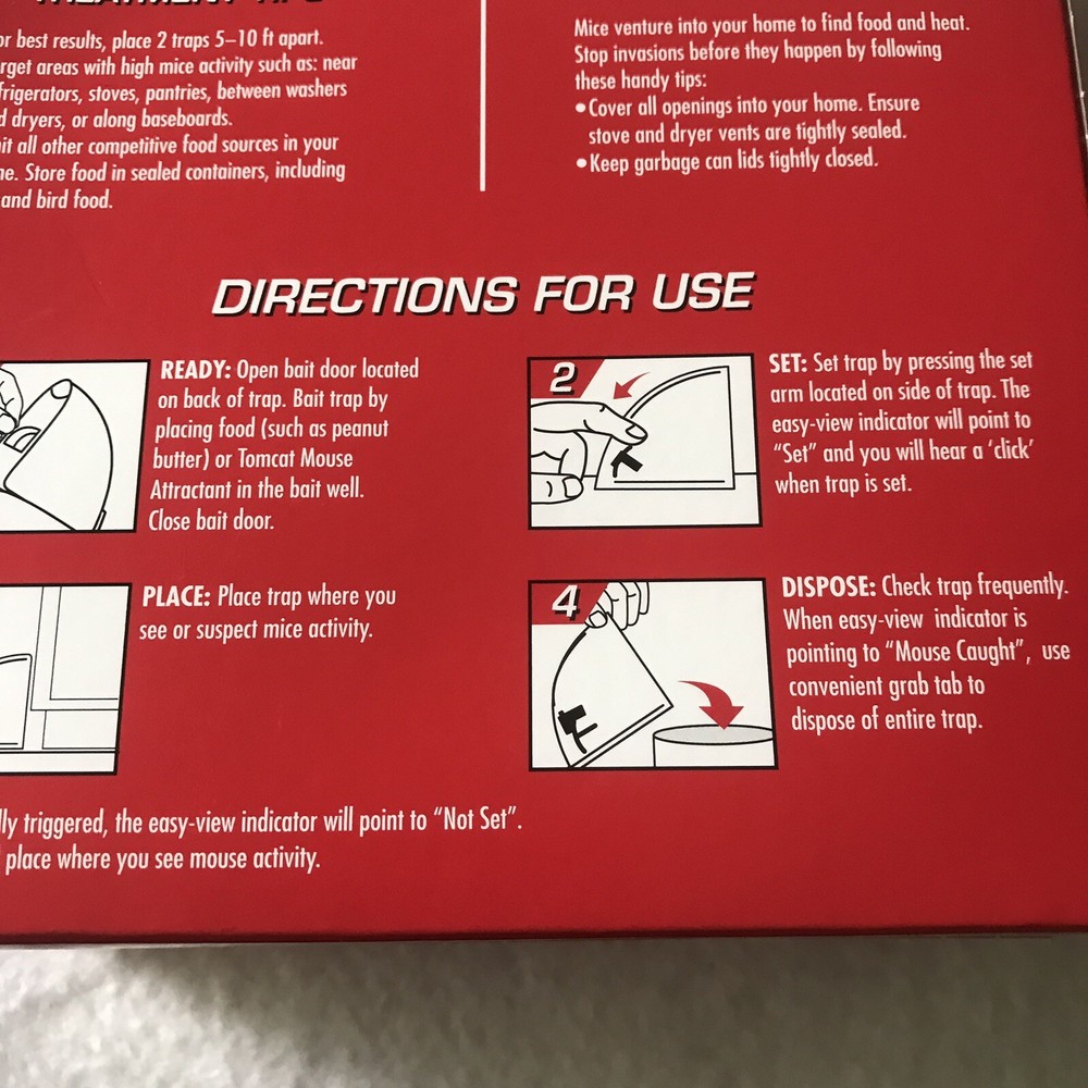 Tomcat Kill & Contain Mechanical Mouse Trap (2-Pack) Never Touch Never See