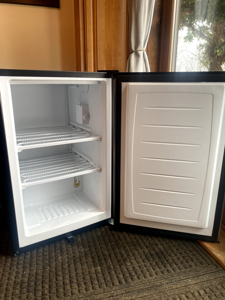 hOmeLabs Compact 3.0 Cu Ft Freestanding Locking Mini Freezer