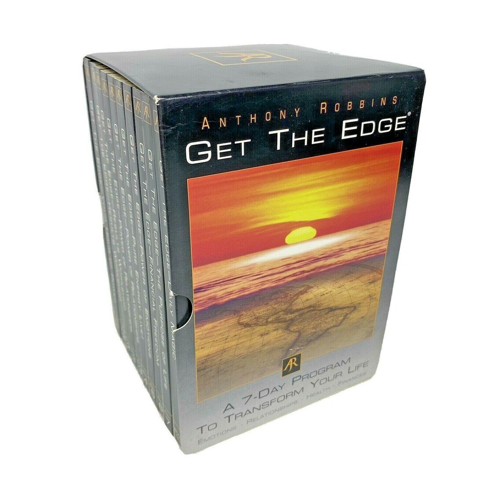 Anthony Robbins GET THE EDGE Audio CD Set 7-Day Program to Transform Your Life