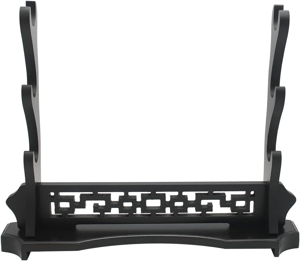 Sword Stand Three-Tier Sword Holder, Desktop Samurai Sword Katana Gladiator A...