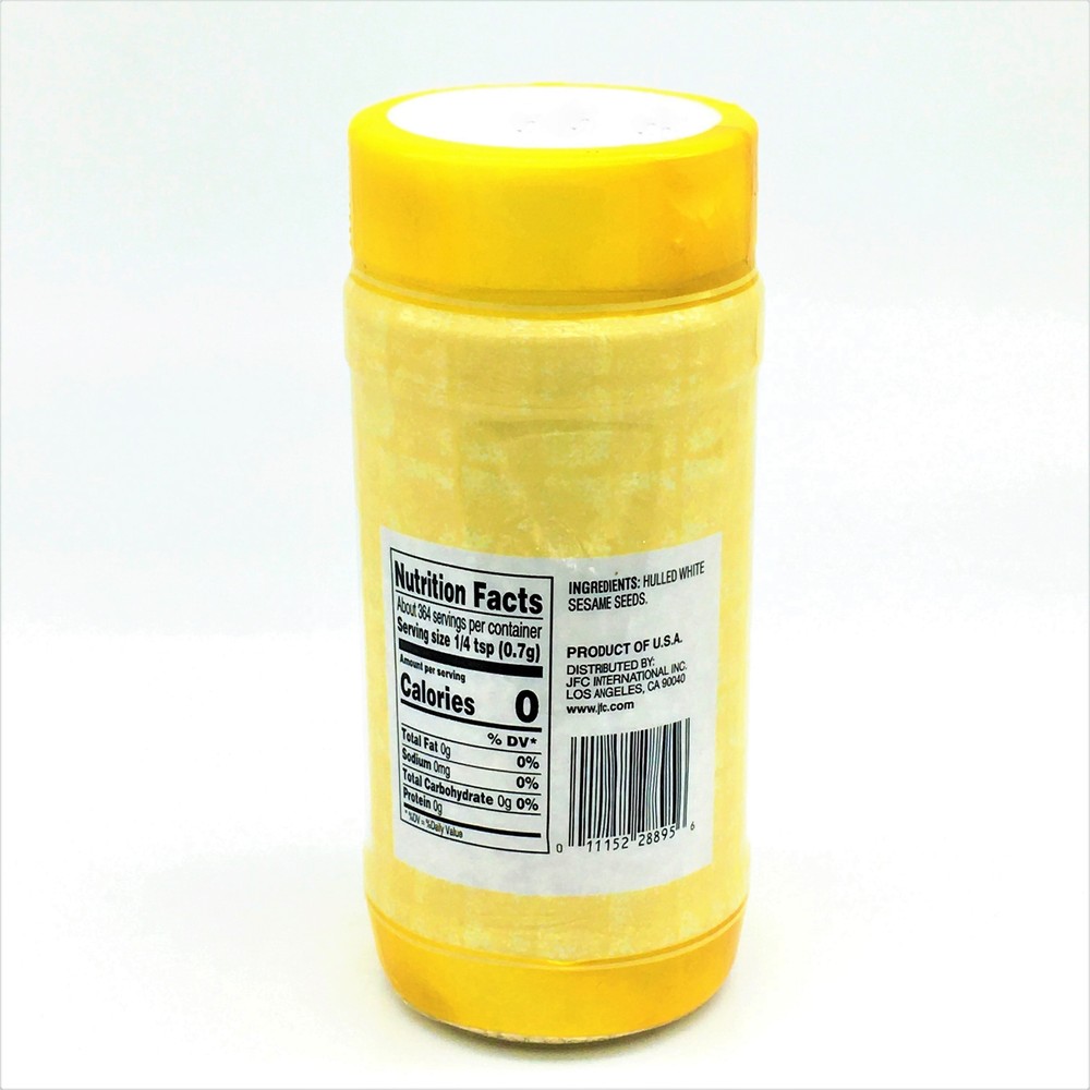 J-Basket Hulled White Sesame Seed 9oz /255g