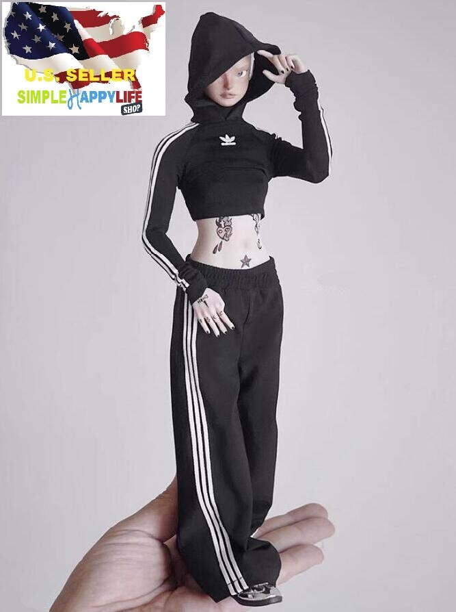 1/6 fashion top wide leg pants for 12" female figure phicen Hot Toys ❶USA❶
