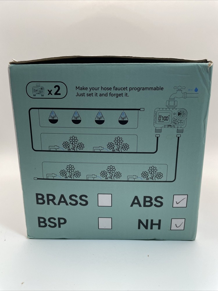 RAINPOINT 2-Zone Water Timer Model ITV205 2 Pack