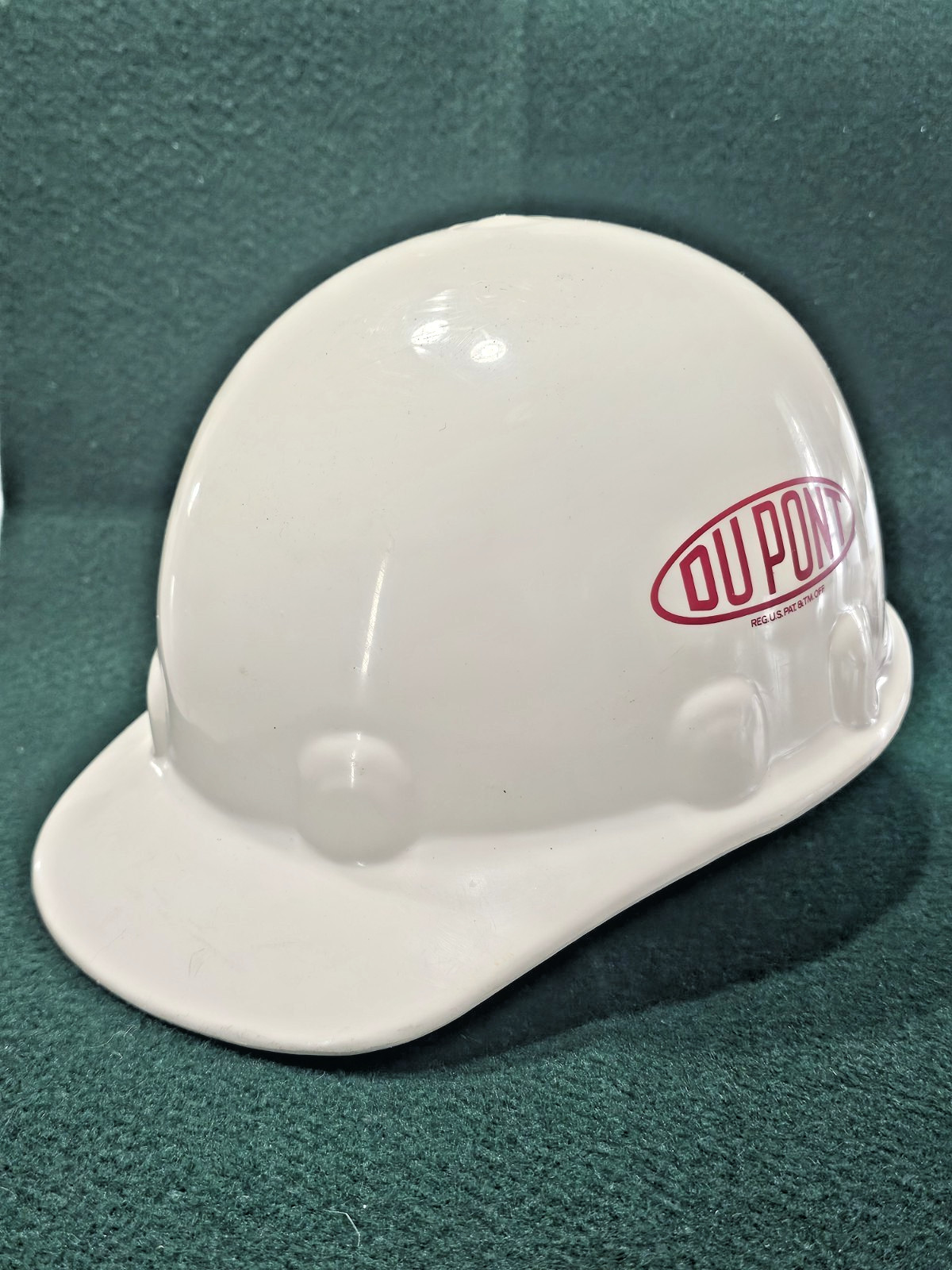 ✨Vintage Dupont 1986 Fibre-Metal Hard Hat Helmet w/Liner USA MADE in Chester PA✨