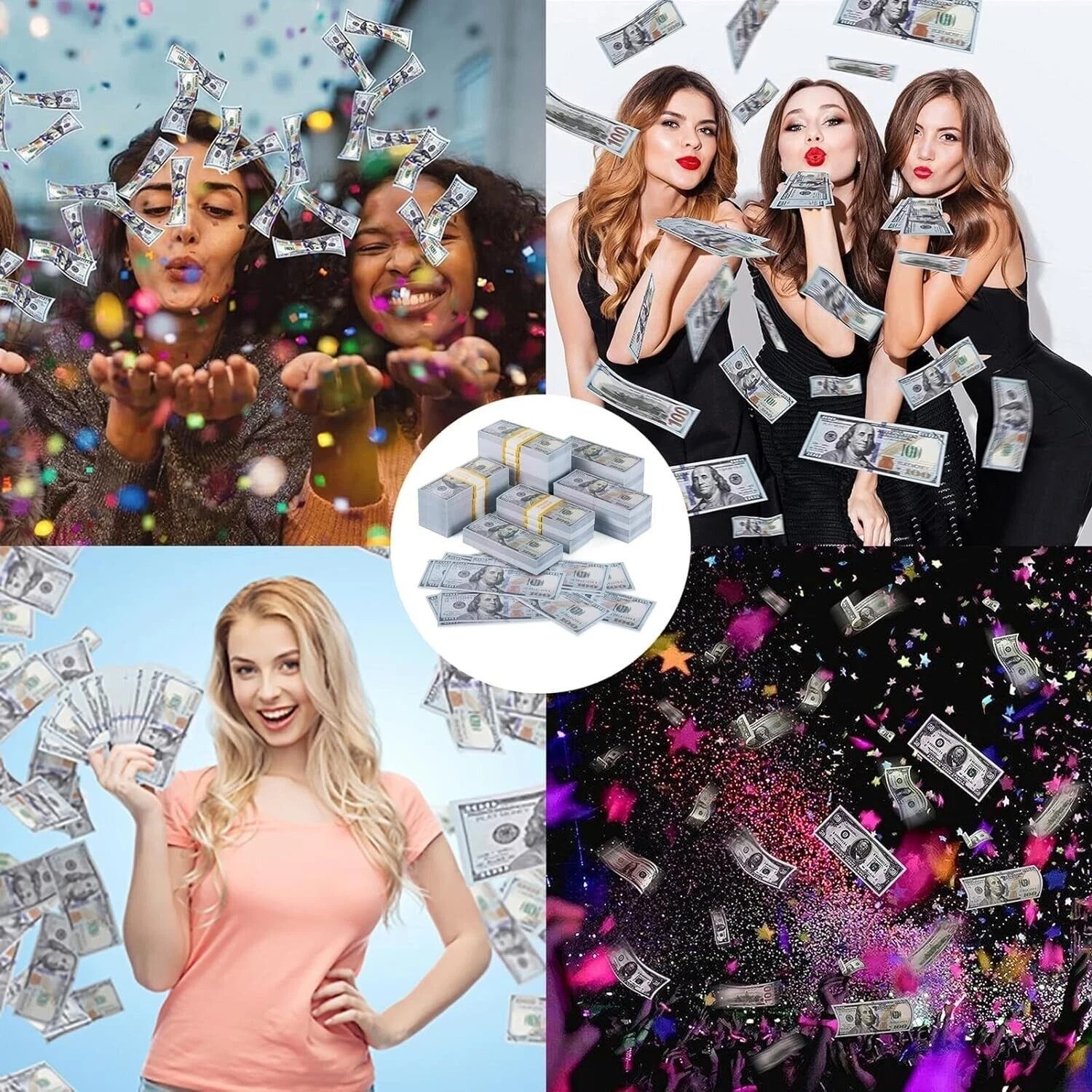 $50 Bills 1000 Pieces Prop Replica Money for Movies, Parties, Tik Tok, Instagram