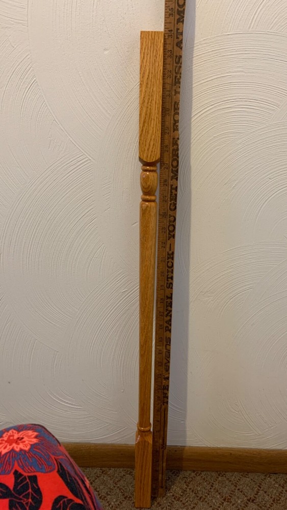 Balustrades, Eight 34", Oak, Finished