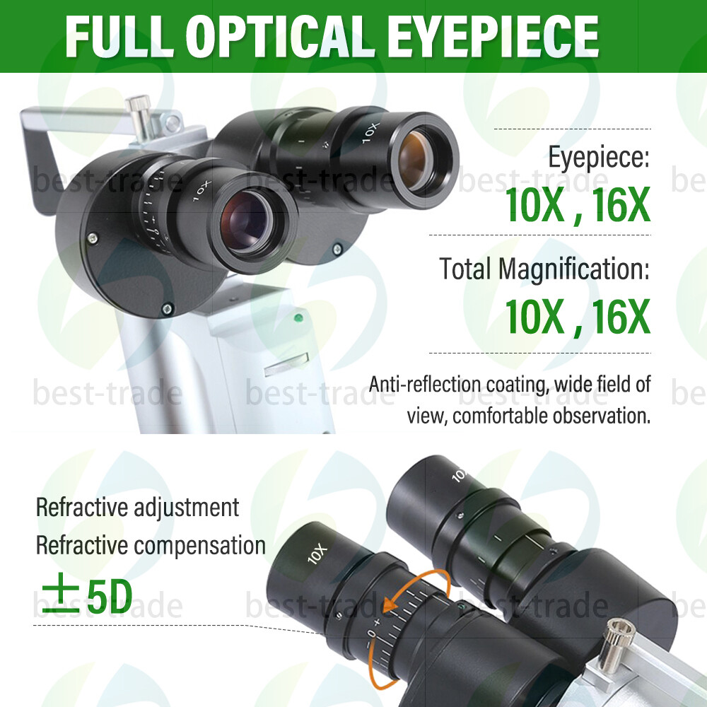 Handheld Slit Lamp LED Microscope Pet Ophthalmology Examination Lightweight