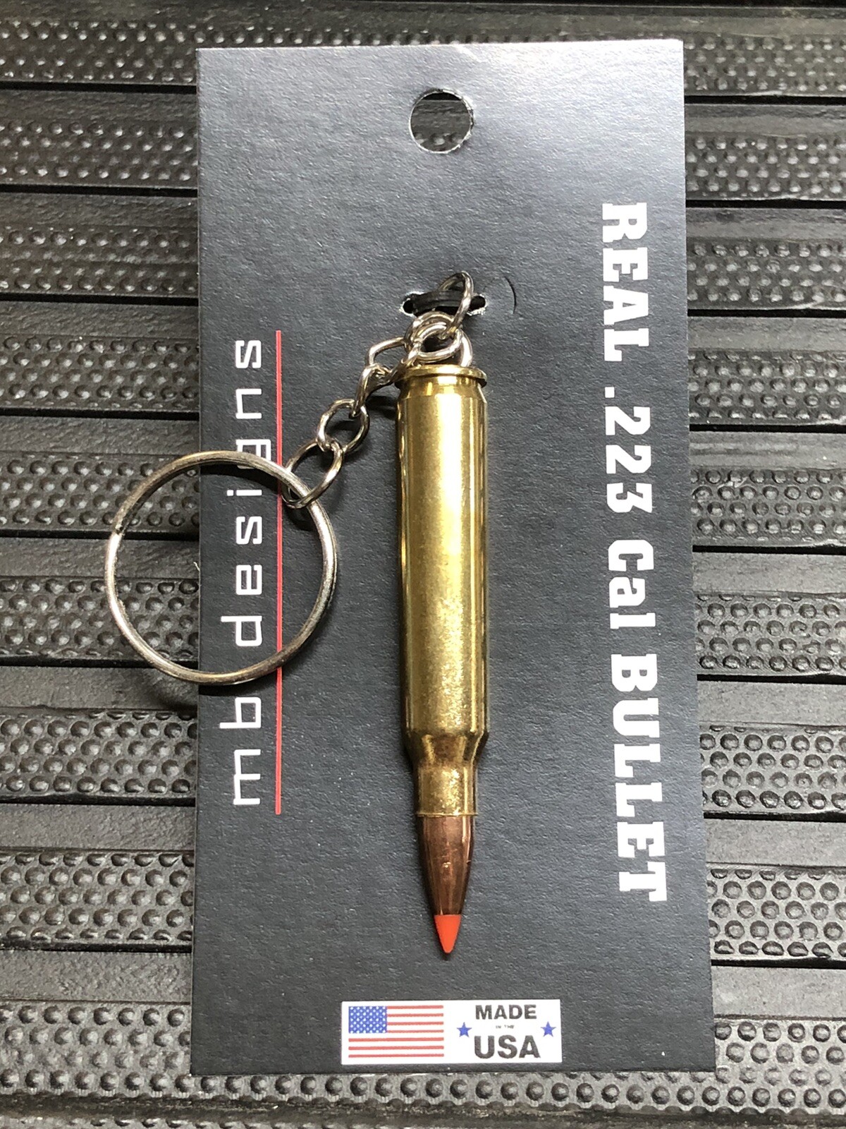 Real .223 5.56 Bullet Keychain Key Chain Unique Gift