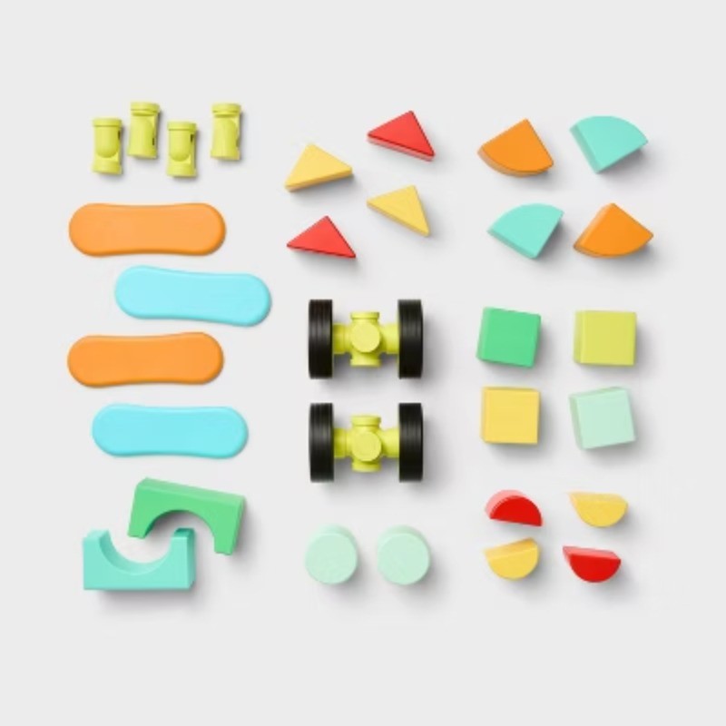 Magnetic Building Blocks Set - 30pc - Gigglescape™