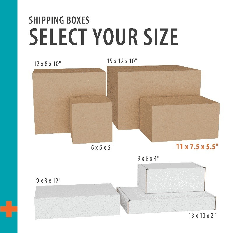 30 Recycled Shipping Boxes Medium Bundle Flat Packed Boxes Small Items New