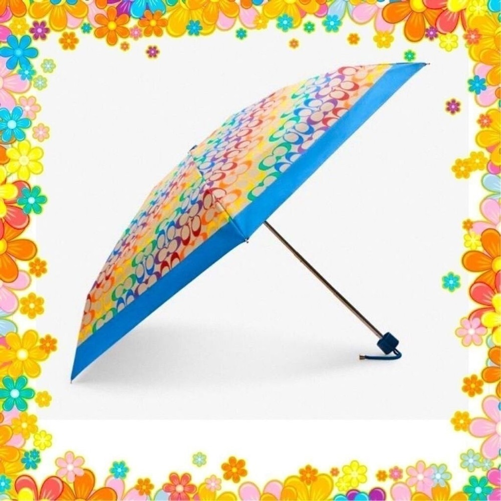 Coach Mini Rainbow Umbrella