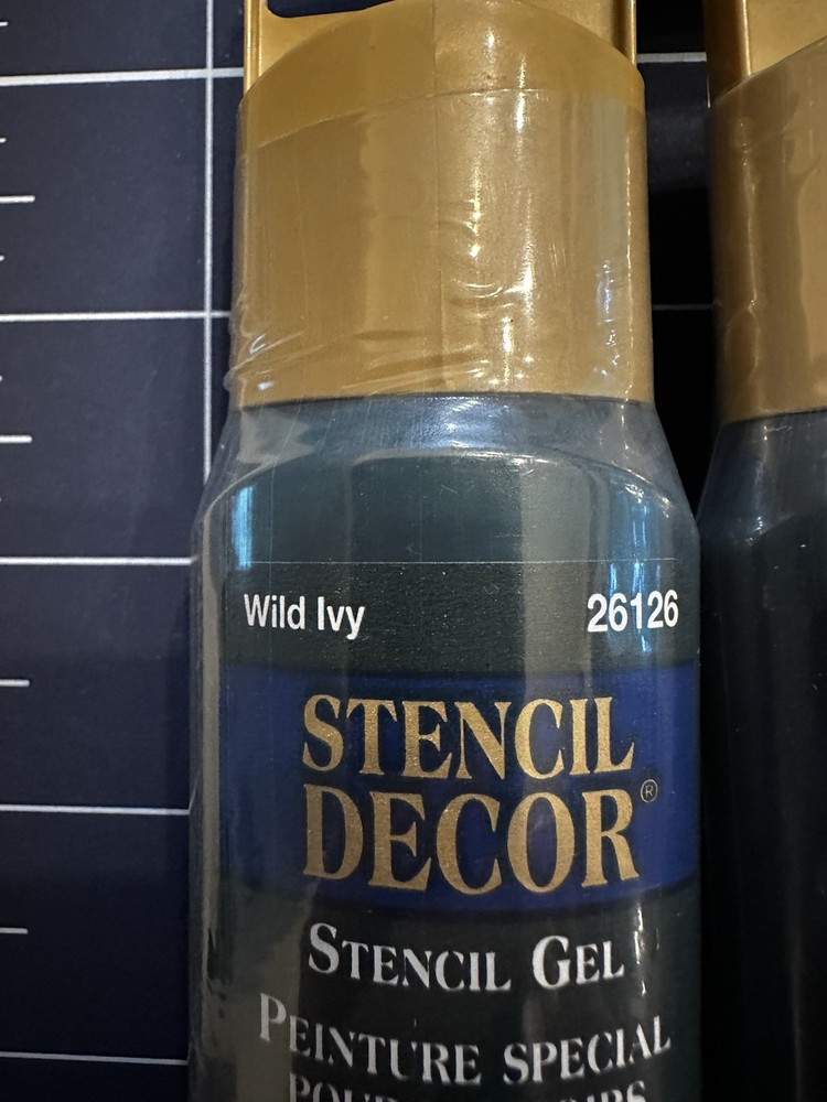 Stencil Paints And Brushes