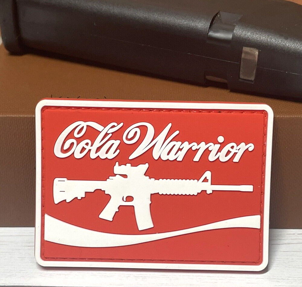 Cola Warrior PVC Patch - Tactical Morale Gun Patch - AR15 Assault Rifle Patch