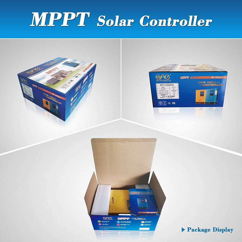 Regulator Solar Charge Controller 12V/24V/48V 60A MPPT Auto Battery Regulator