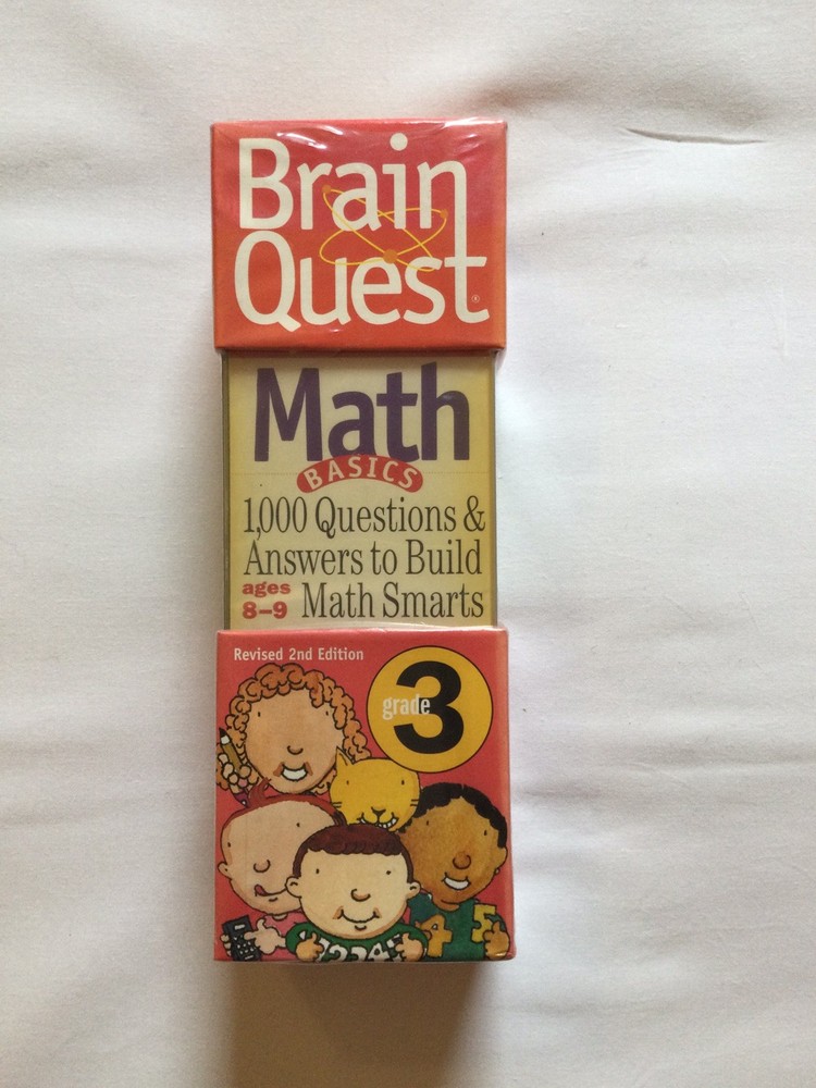 Educational MATH Games for Elementary Students Grade 2 (thru 6) Brain Quest