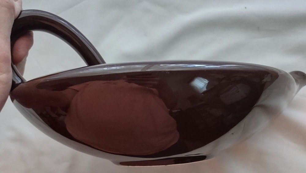 Teapot Modern Brown ceramic pitcher