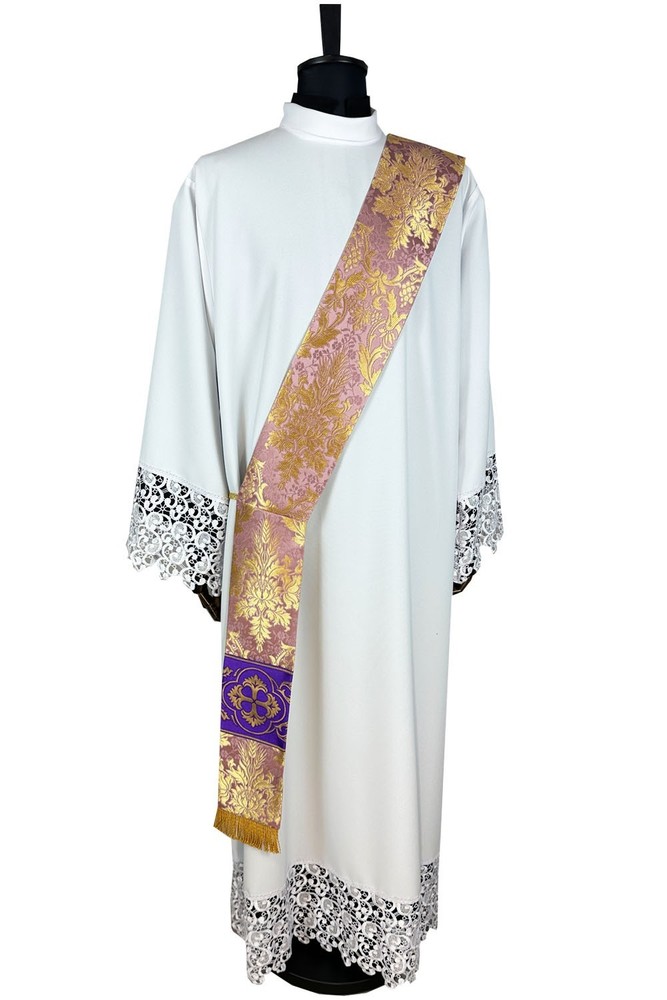 Rose Deacon Stole - quality brocade