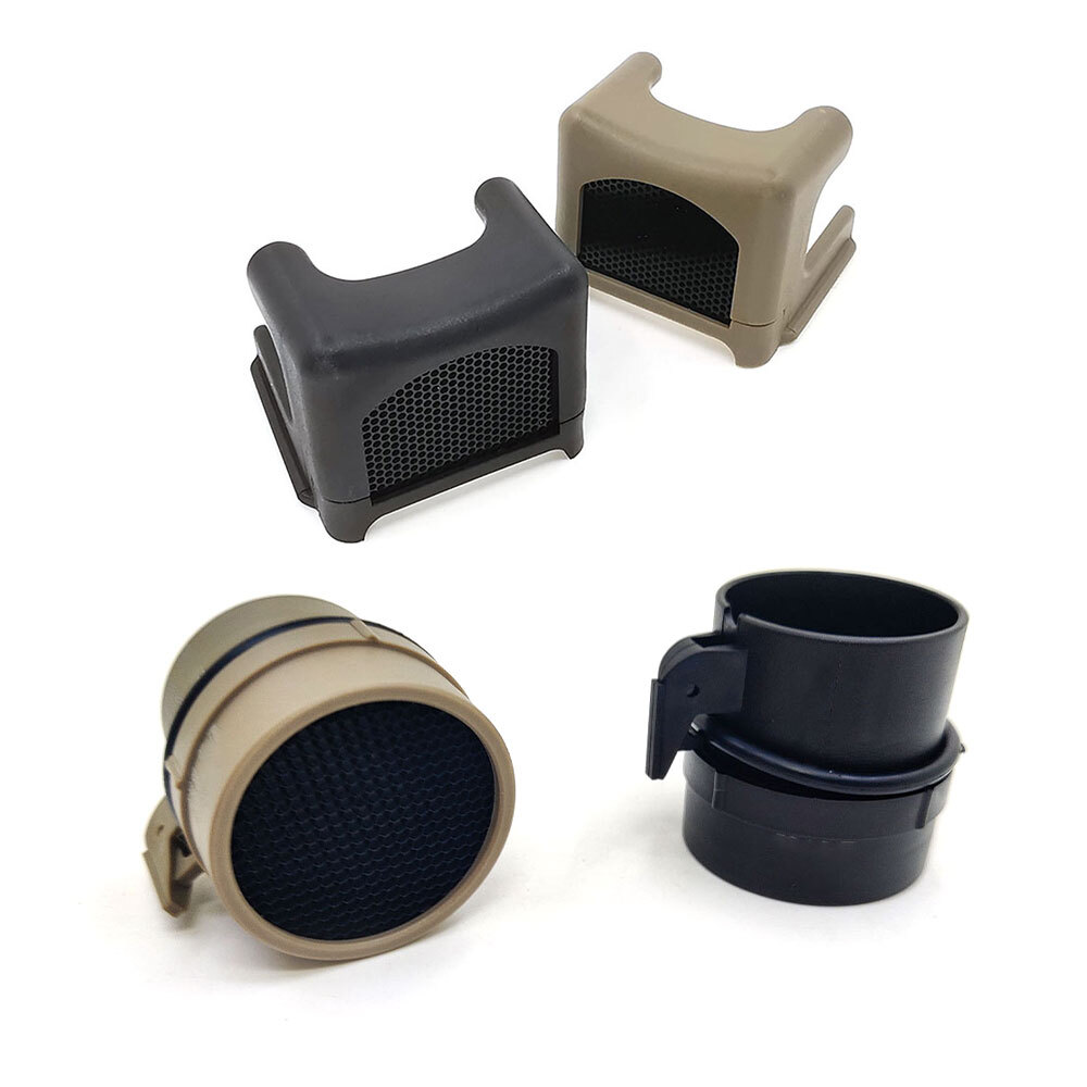 For ACOG/RMR Scope Metal Mesh Cover Cap Front Lens Protector Anti-Reflection
