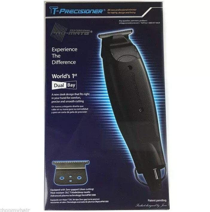 Pro-mate T-Precisioner Trimmer Zero-gapped Modified Deep-tooth T-Blade outliner