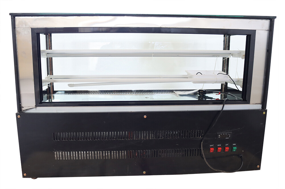 47''Countertop Refrigerators Cake Showcase Right Angle Cooling Display Case 220V