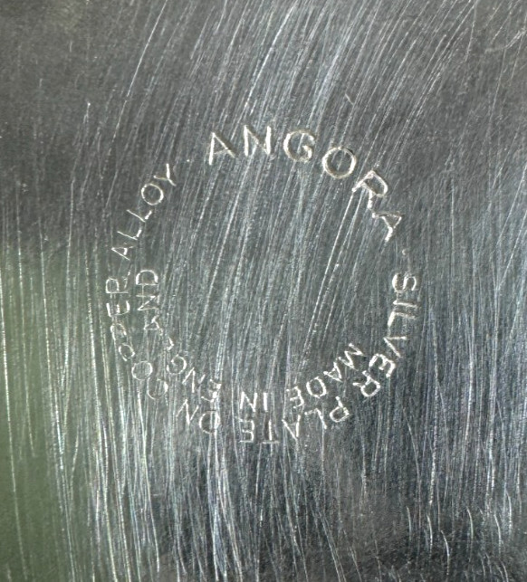 Vintage Angora Silver Plated on Copper Baby Lamb Cup England