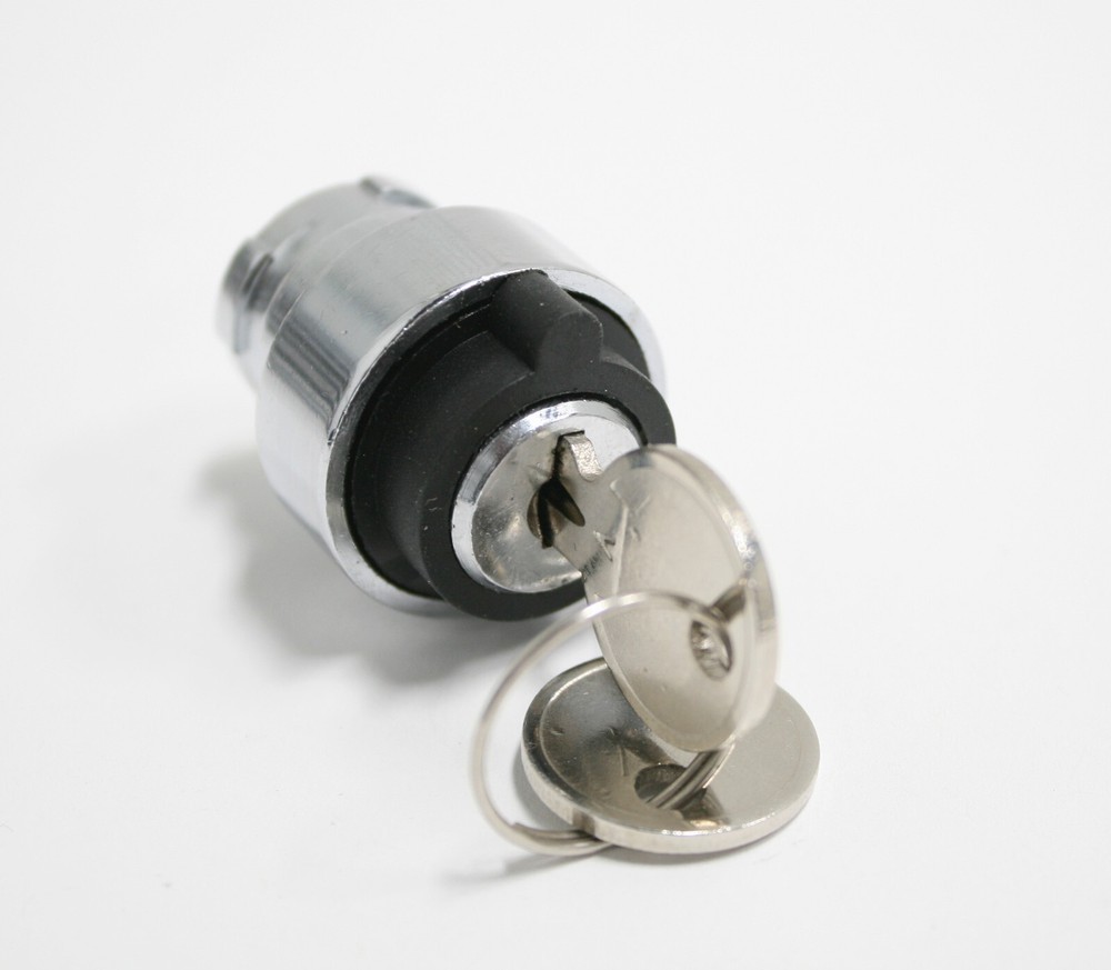 RB2BG4 22.5mm 2 Position Maintained Key Switch Key Removal Left & Right RB2BE101