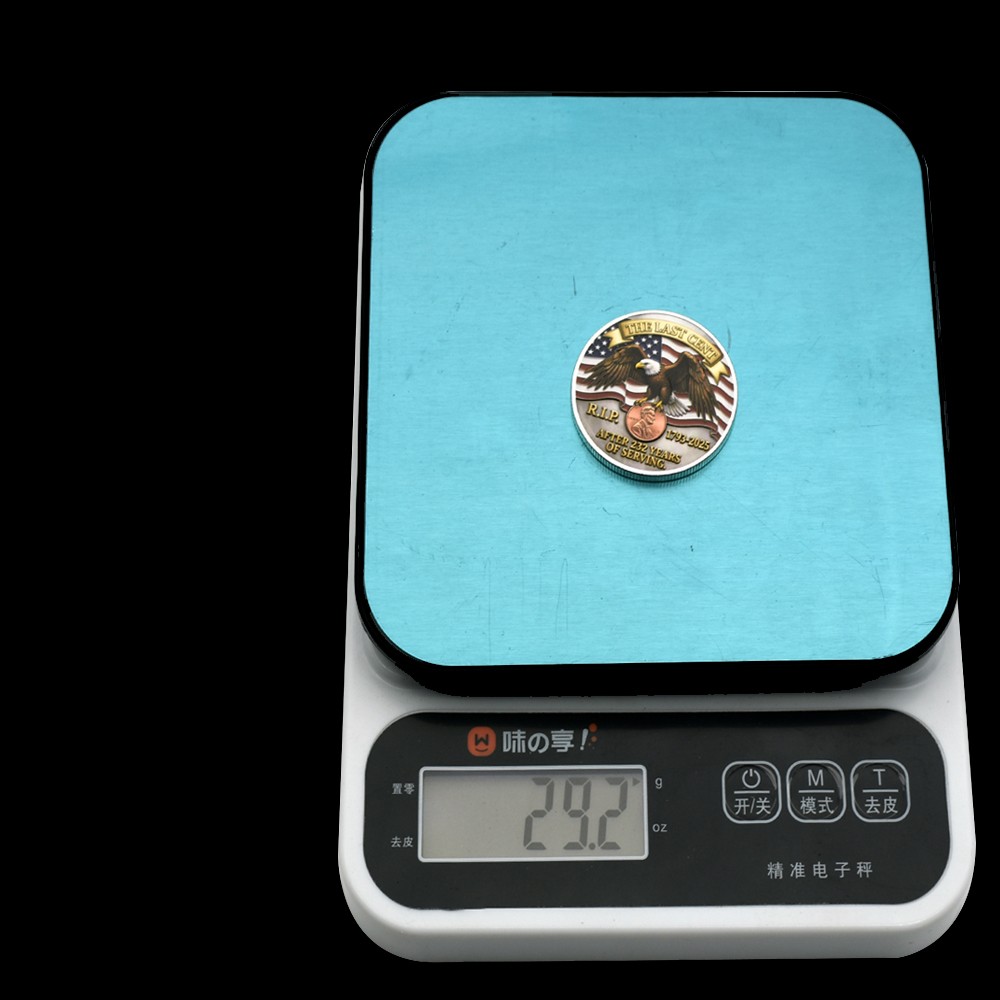 The Last Cent Legacy R.I.P. Penny Commemorative Coin Collectible Gift