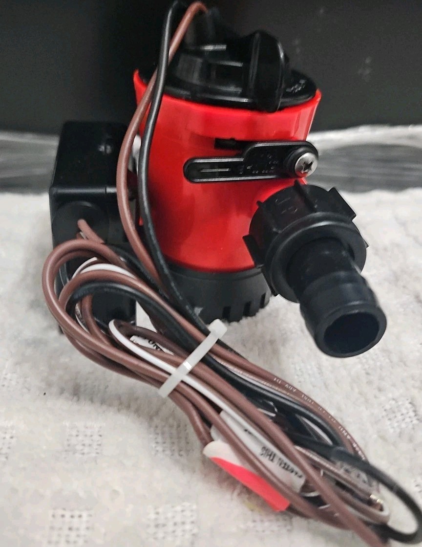 Automatic Bilge Pump 750 GPH Cartridge Ultima Combo 3/4" 12V with Float Switch